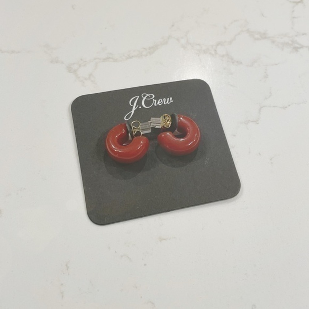 J. Crew Acrylic Hoops
